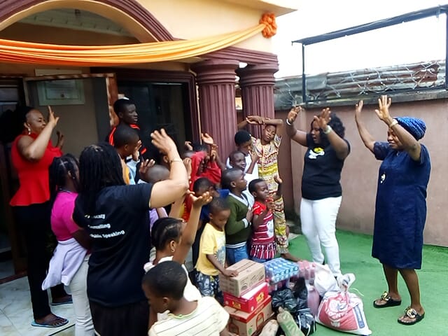 Donor visit and handover
