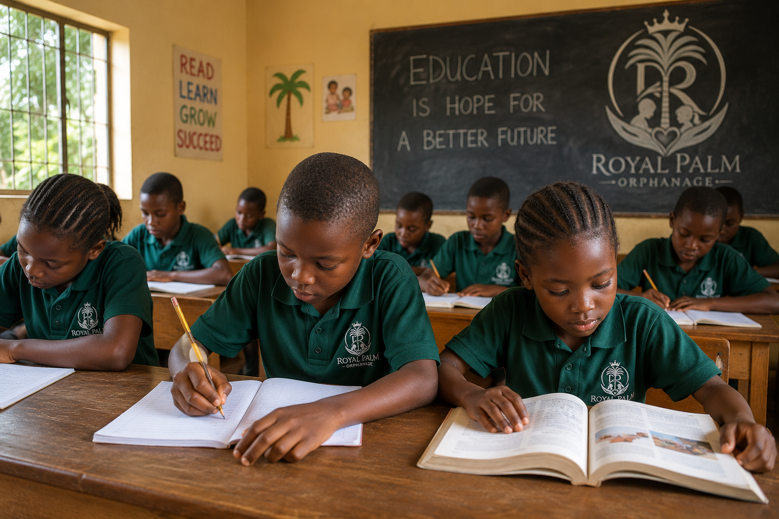 Graduation celebration at Royal Palm Orphanage