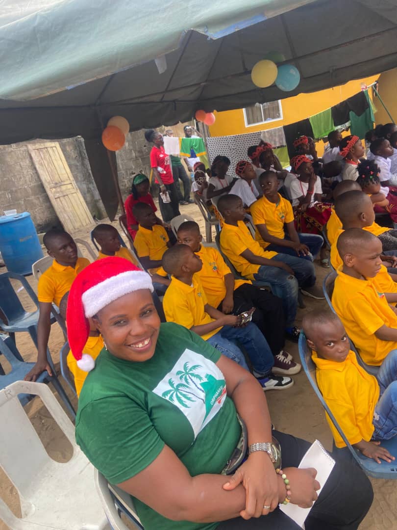 Children and caregivers at Royal Palm Orphanage